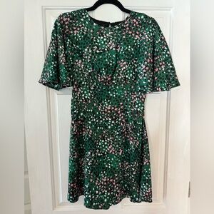 NWT Topshop Flutter Sleeve Dress